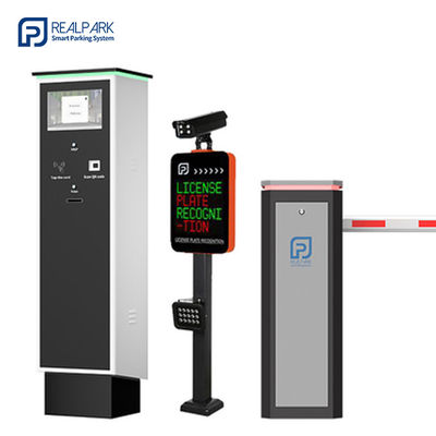 Beli 10.1 inci LCD LPR Solusi Parkir Mesin Tiket Parkir Mobil Dengan Kartu NFC online manufacture