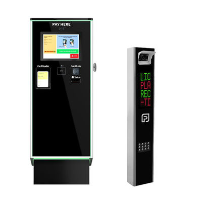 Nyaman 19,1 inci layar sentuh LCD Display Mesin pembayaran otomatis untuk pilihan bahasa parkir tanpa usaha Polandia 147kgs