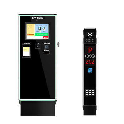 Kiosco de Pago de Estacionamiento dengan Layar LCD Pribadi 10,1 Inch Dispensador Automático de Boletos Sistem Pengelolaan Stasiun dengan Karcasa Baja